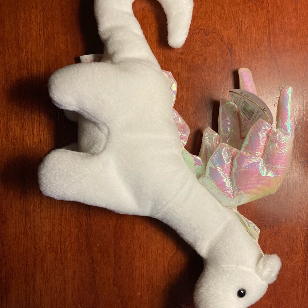 TY Beanie Baby Magic The Dragon DOB:9-05-95 PVC Pellets